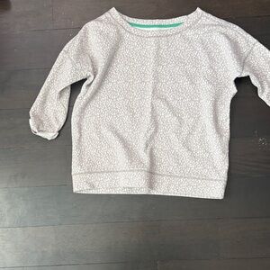 Anthropologie Gray Patterned Top